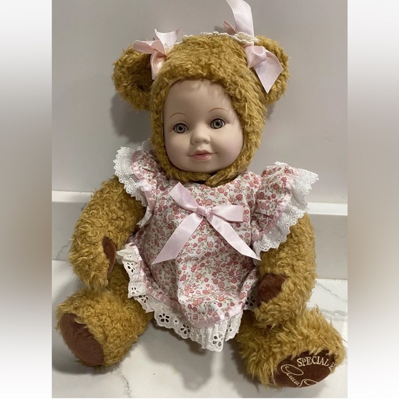 Plush Dolls Anne Geddes Dolls Bear Vintage 1999 Anne Geddes